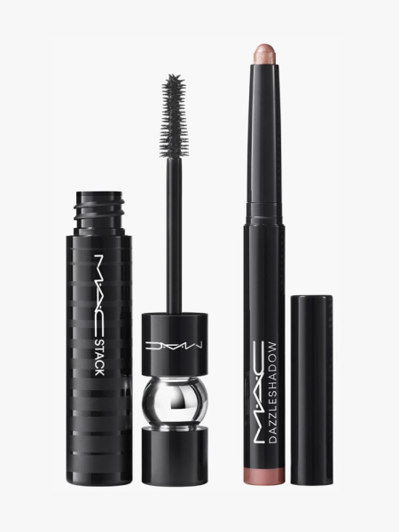 MAC Cosmetics After Hours Eye Set in branded components on a light gray background